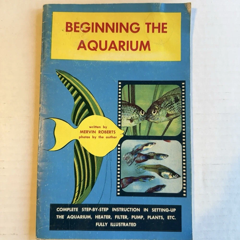 Vintage Aquarium Fish Hobbyist Book Manual Lot 1960s-70s Tetra Collectible‎ Gift
